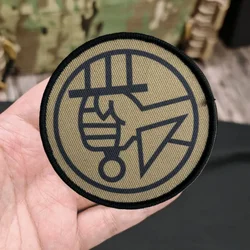 Hellboy BPRD Crest Parche táctico insignia moral cierre gancho y bucle