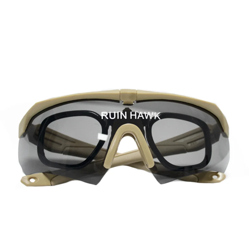 Equipo militar al aire libre gafas tácticas ciclismo de montaña gafas de sol deportivas caza pistola de aire gafas protectoras de tiro - imagen 5