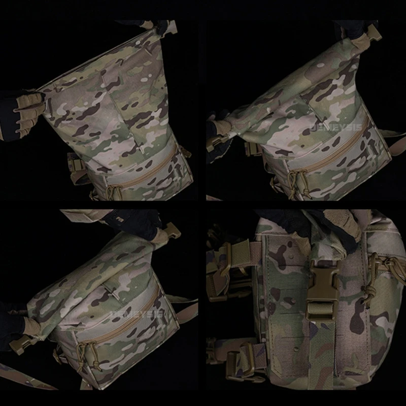 Bolsa táctica Molle modular para pecho y Airsoft – Expandible outdoor - imagen 4