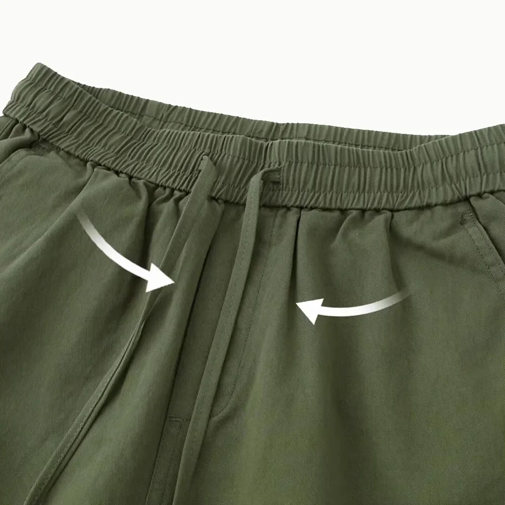 Pantalones de uniforme estadounidense de la Segunda Guerra Mundial, pantalones tácticos deportivos de entrenamiento informales y sueltos Reintage para hombre - imagen 2