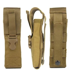 Porta linterna táctico MOLLE 1000D con clip para airsoft y caza