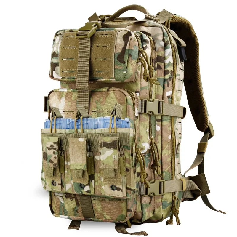 Paquete Triple táctico multifuncional, sistema MOLLE, bolsa táctica molle, bolsa de accesorios, bolsa Triple Mag resistente al desgaste, bolsa de caza