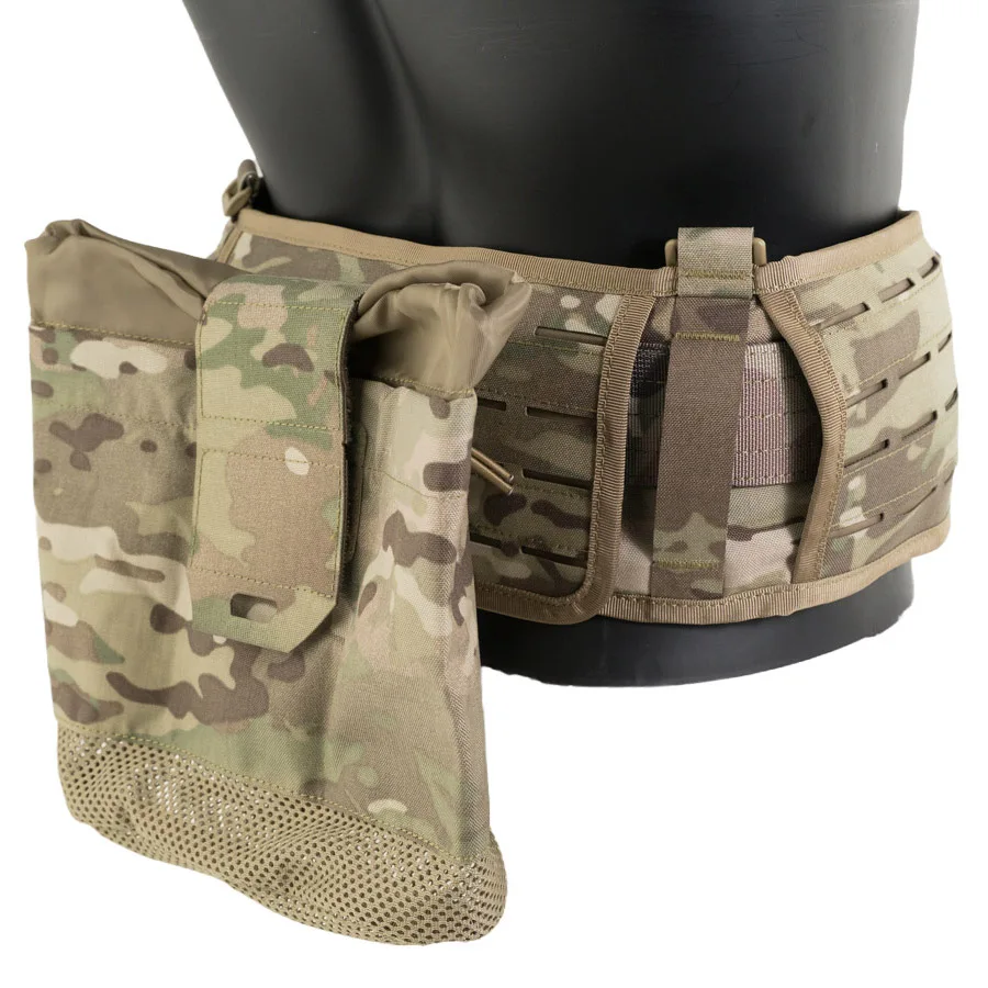 Bolsa de reciclaje de tela de malla plegable para exteriores, bolsa de almacenamiento con sello de cintura, bolsa táctica varios, bolsa de accesorios - imagen 3