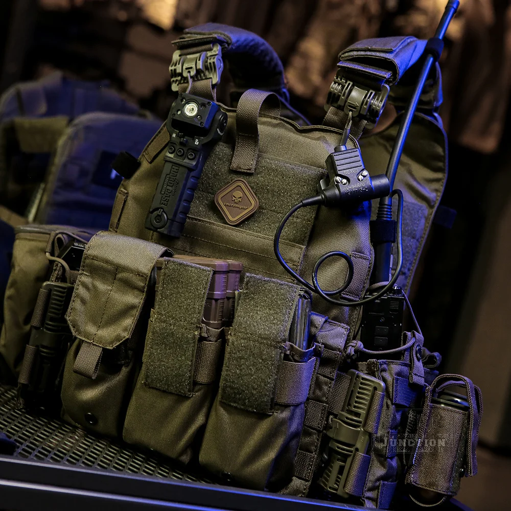 Emerson LBT-6094K chaleco de asalto táctico faja instantánea de alta velocidad/correa para el hombro portador de placa de liberación rápida Ranger verde - imagen 3