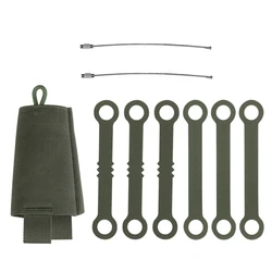 Bolsa para barras luminosas, soportes tácticos para Chemlight, 6 paquetes, bolsas de almacenamiento para barras luminosas, aventura al aire libre, caza, pesca, equipo Airsoft - imagen 3