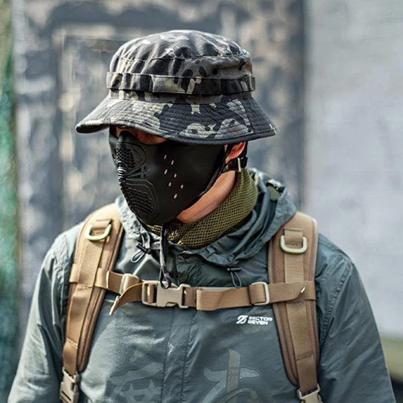 Protección solar al aire libre y gorra de almacenamiento plegable transpirable - imagen 4