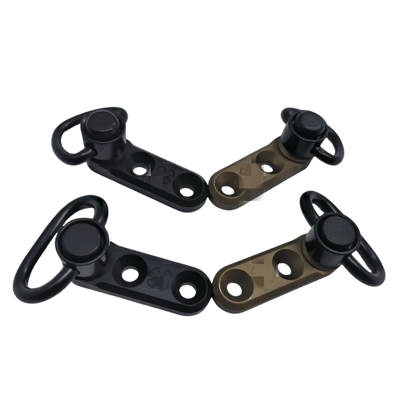 Soporte giratorio táctico CNC Novesk QD de conexión directa N4 QD Base Sling adaptador giratorio para hebilla de correa con botón pulsador - imagen 3