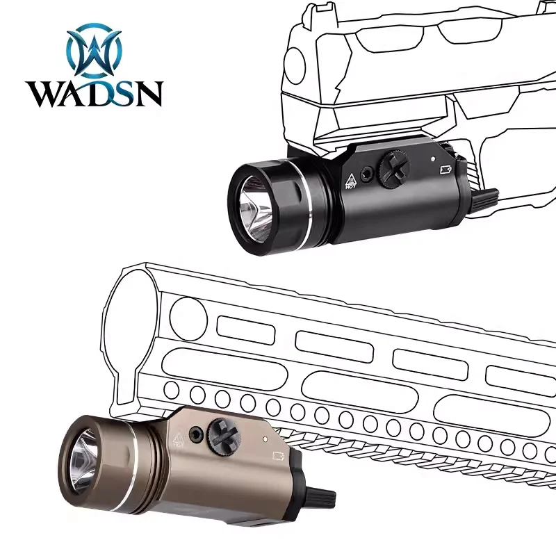 Lámpara colgante para pistola táctica TR 1 HL, luz estroboscópica de Metal de 800 lúmenes, potente linterna CNC para Glock 17, 19, X300, X400, Airsoft de caza - imagen 4