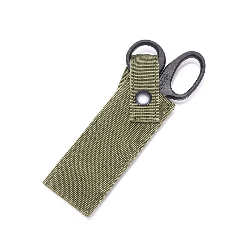 Bolsa de tijeras táctica para exteriores, riñonera pequeña para acampar, senderismo, escalada, accesorios Molle, bolsa colgante - imagen 4