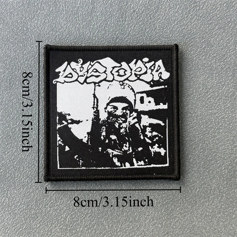 Parche táctico Punk, insignia con estampado de moral militar, gancho y bucle, mochila, ropa, accesorios decorativos, pegatina, brazalete - imagen 2
