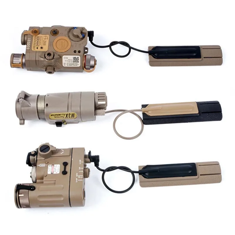 Riel Picatinny para linterna táctica Surefire con interruptor remoto - imagen 2
