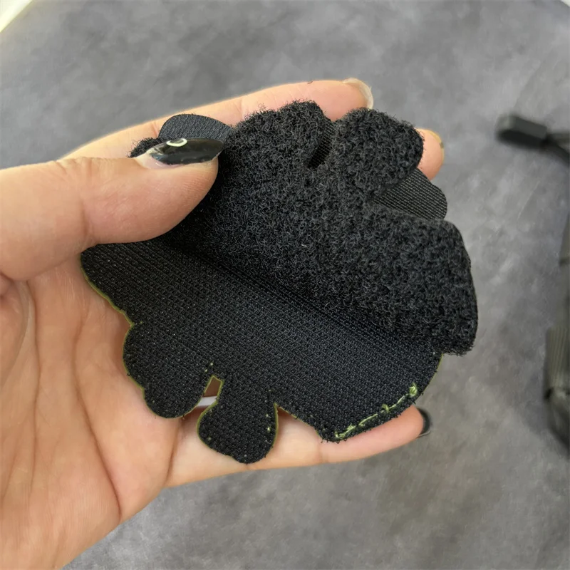 Parche táctico peludo Flashbang K9 para perro, parche de PVC para ropa, insignia de moral, gancho, parches militares, accesorios para mochila, brazalete - imagen 5