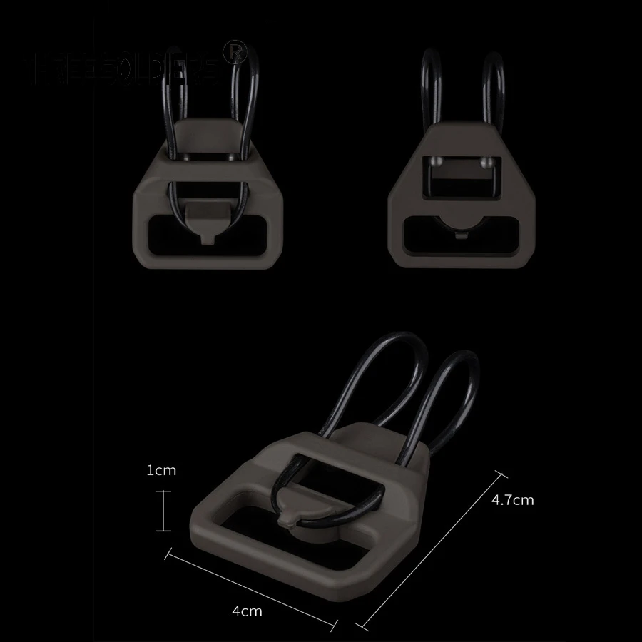 Correa táctica equipada con hebilla de conexión de Metal, accesorio multiusos de liberación rápida - imagen 2