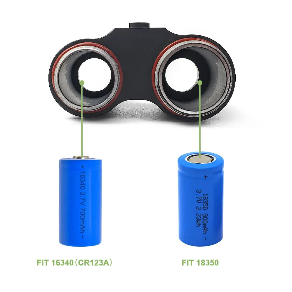 SOTAC-GEAR-adaptador táctico de doble luz para montaje en cuerpo, 18350 y 16340 MLOK para M300V M600V OKW PLH V2, soporte de luz de explorador - imagen 3