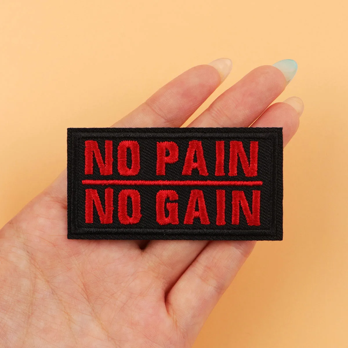 Parche para planchar sin dolor, parche para ropa, cita bordada, accesorios de ropa, pegatinas de costura