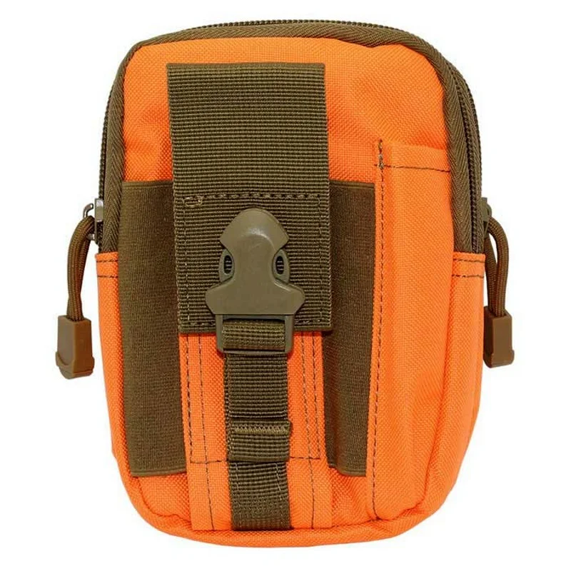 Bolsa Molle para deportes al aire libre, riñonera con cinturón, funda con soporte para teléfono, para acampar al aire libre, escalada, correr, caza, pequeñas bolsas EDC - imagen 4