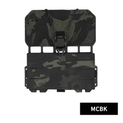 Soporte táctico MOLLE plegable para teléfono de navegación, bolsa portadora de placa, paquete de pecho para caza al aire libre, Camping, bolsa Airsoft