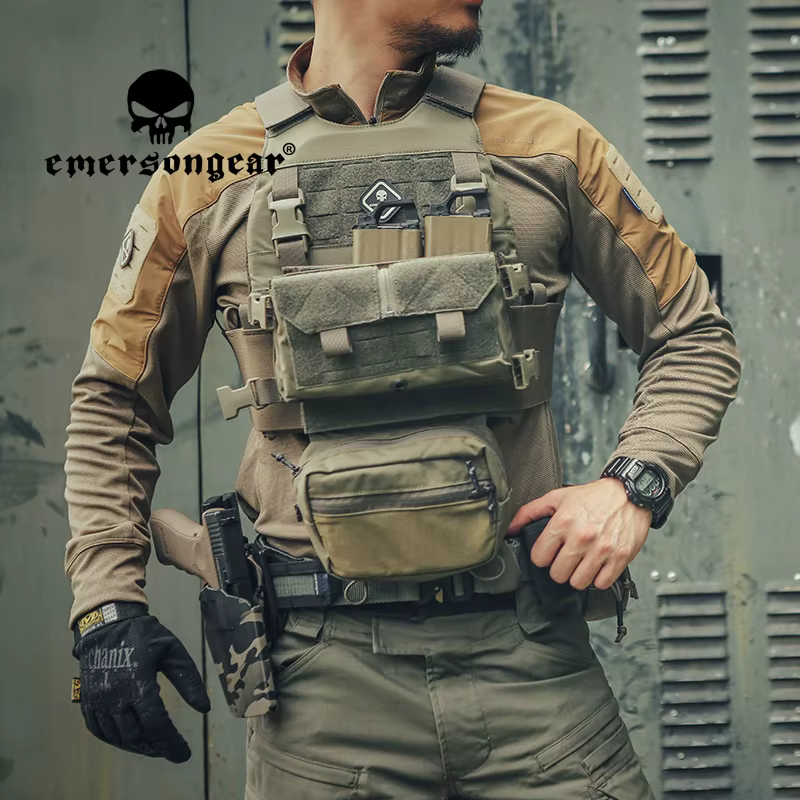 Emersongear etiqueta azul táctica UMP Frogmen camiseta de manga larga diseño de empalme de camuflaje para caza combate EMB9587 - imagen 5