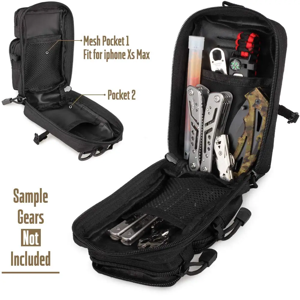 Mini bolsa táctica MOLLE EDC para cintura - imagen 4