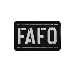 FAFO Parche moral bordado con velcro – compatible MOLLE