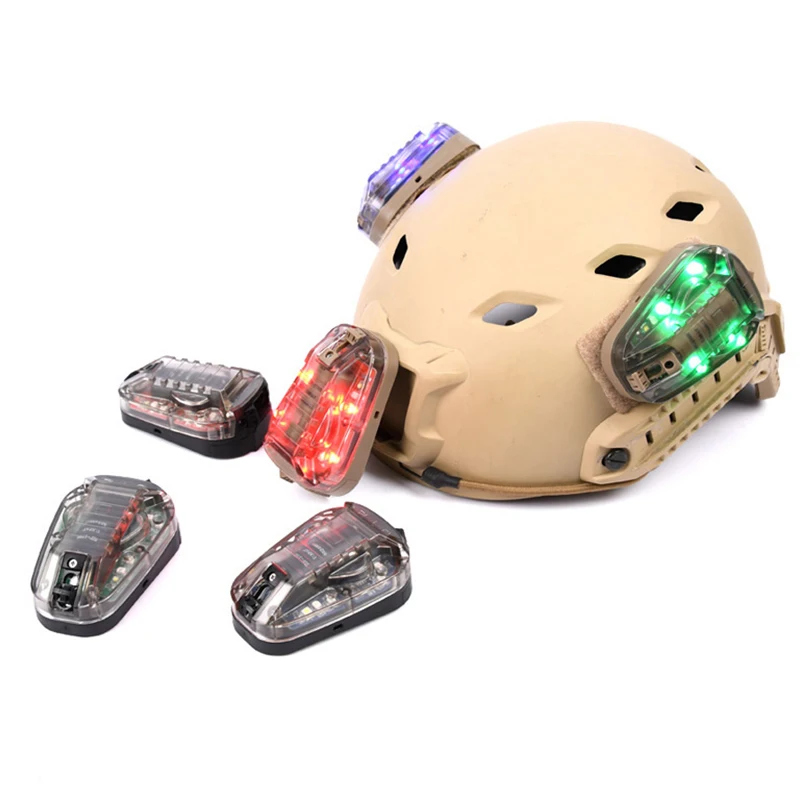 Casco táctico HEL-STAR 6 señal de luz impermeable lámpara de mariquita supervivencia LED estroboscópica lámpara de cabeza multiusos Camping herramienta al aire libre - imagen 5