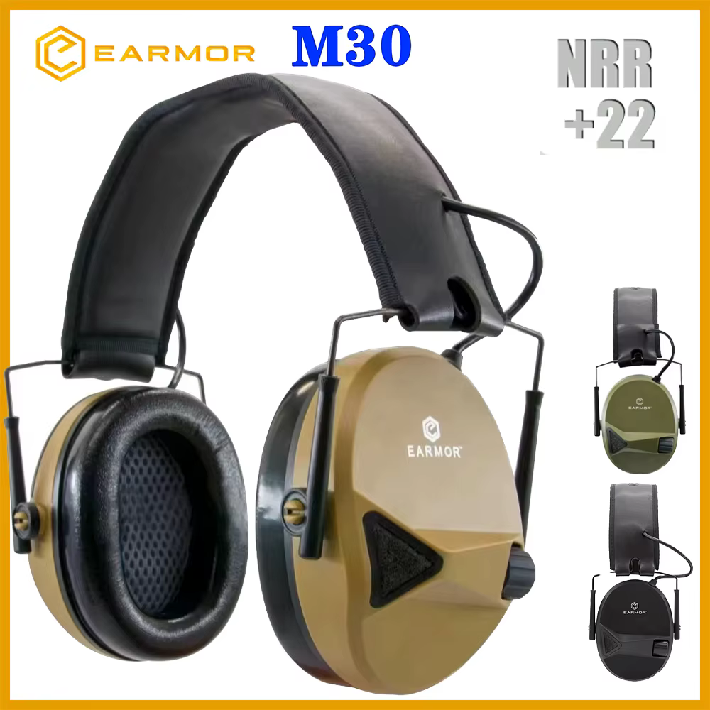 EARMOR M30 Auriculares tácticos con cancelación de ruido para tiro