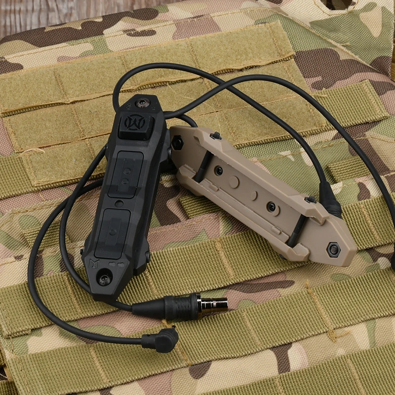 WADSN 2025 todo Metal NGAL AR15 punto rojo verde azul indicador M300 M600 linterna nuevo M300 M600 interruptor de presión remoto táctico - imagen 4