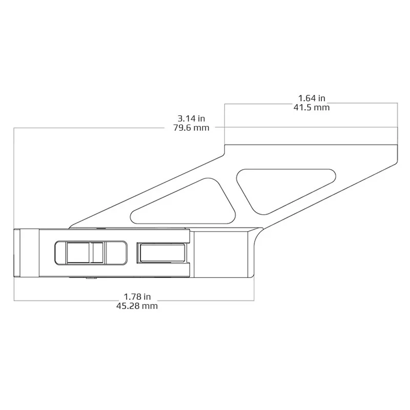 Raspador de óptica vectorial 1X20, soporte elevador de liberación rápida voladizo para riel Picatinny, accesorios de caza, equipo Airsofty - imagen 2