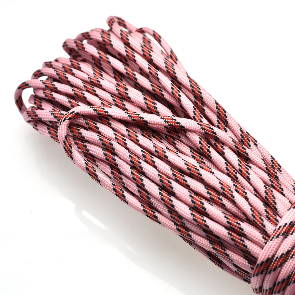 Cordón de paracaídas de Paracord Mil Spec tipo III, núcleo de 7 hebras para pulsera de escalada y acampada, 100 pies, 550, 1 unidad - imagen 5