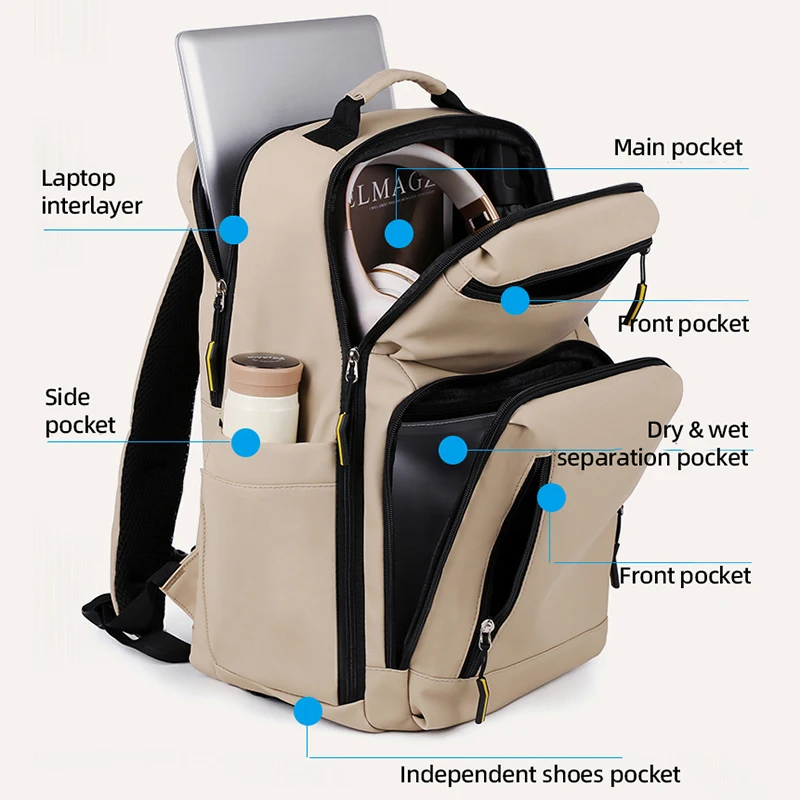 Bolso bandolera de lona táctico para hombre – Ideal outdoor y viaje - imagen 3
