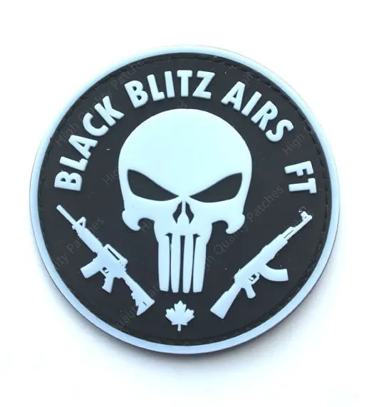 Parches de insignias de calavera, gancho de goma de PVC, insignia extraíble, parche OPS, brazaletes, accesorios de ropa, decorativos para gorras, mochilas - imagen 5