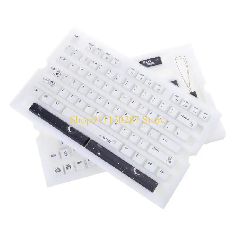 Teclas J1HC 134 teclas, teclas Retro PBT Cherry para diseño DIY 61 64 68 96 104 108 - imagen 5