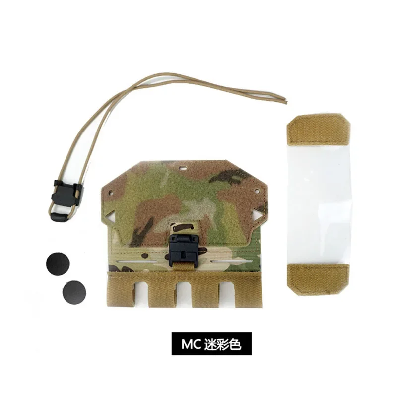 Chaleco táctico Molle/FCSK, accesorio especial para Panel frontal, bolsa para teléfono móvil, fijación segura, bolsa de administrador Visual - imagen 3