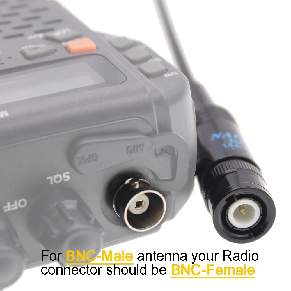 Nuevo NAGOYA NA-771 DUAL BAND 144/430Mhz U/V BNC antena para IC-V8 IC-V82 IC-V85 TK308 Radio bidireccional - imagen 3