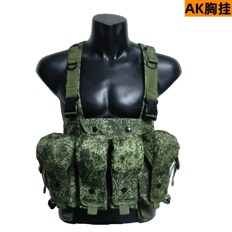 Chaleco táctico ruso EMR MOLLE entrenamiento caza airsoft chaleco de pecho seguridad liberación rápida AK chaleco de bolsillo para el vientre D3 colgante en el pecho - imagen 3