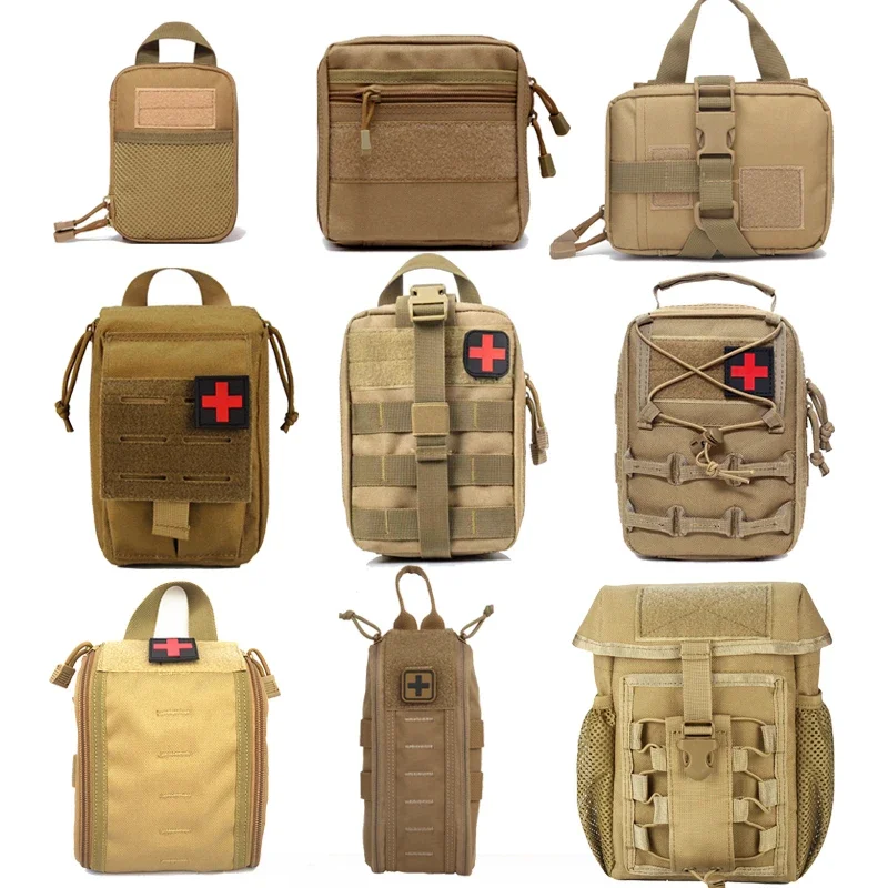 Bolsa Molle, bolsa médica táctica, bolsas de primeros auxilios EMT rasgadas, bolsa médica IFAK, bolsa de suministros de emergencia para exteriores, paquete de utilidad - imagen 2