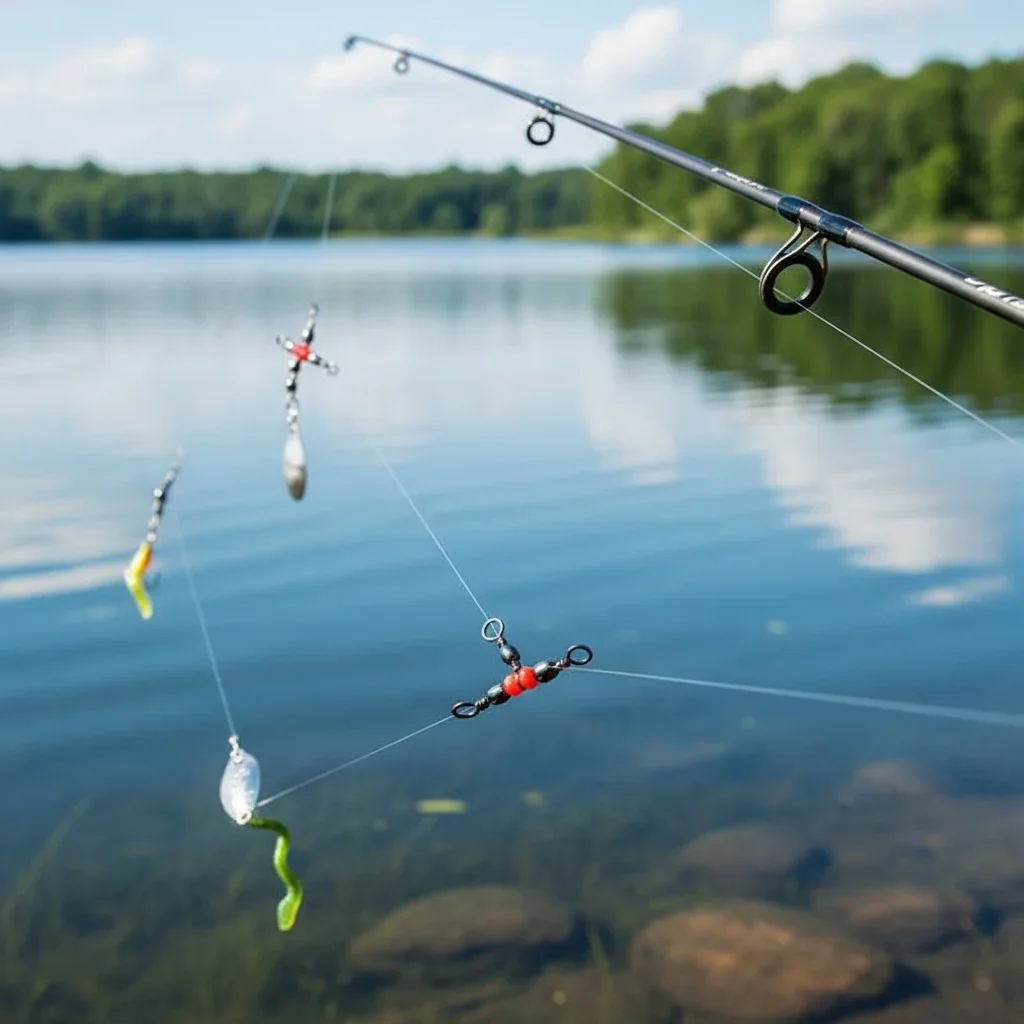 Conectores giratorios de pesca en latón premium, rodamientos barril - imagen 4
