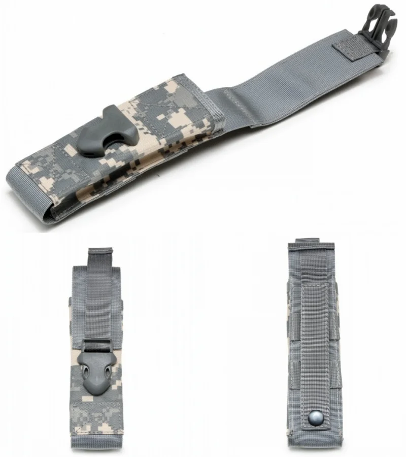 Molle System-bolsa para linterna, soporte para linterna, funda para exteriores, senderismo, Camping, accesorios de caza, herramienta EDC, funda ligera - imagen 5