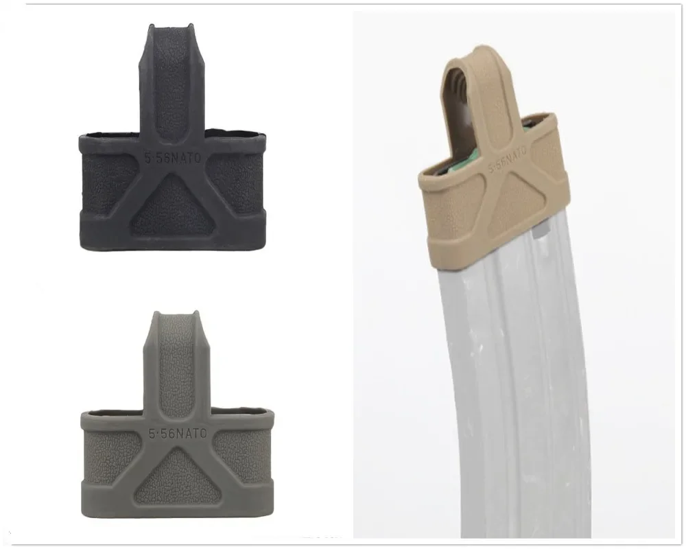 3 uds 5,56 anillo de goma magnético rápido M4/16 revista caza y tiro accesorios de Paintball
