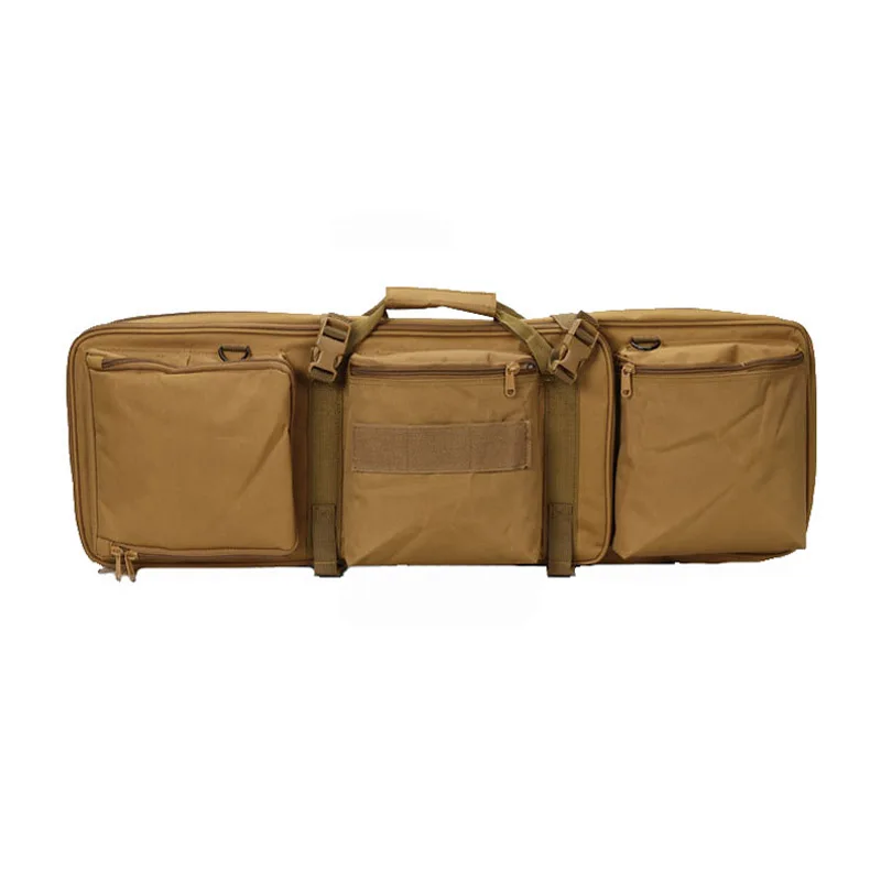 Bolsa de caza al aire libre, bolsa para pistola, mochila, bolsa de transporte cuadrada para Rifle doble pesado con correa para el hombro, pistola de aire de caza M4 - imagen 5