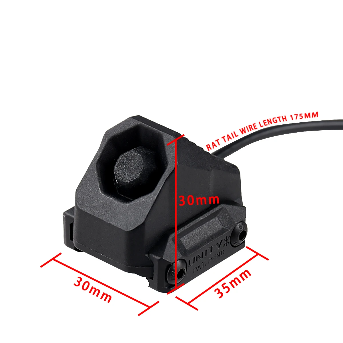 AXON UNITY interruptor de presión remoto táctico Modbutton Surefire M300 M600 2,5 3,5 SF enchufe de grúa apto para riel de 20mm NGAL PEQ 15 láser - imagen 4