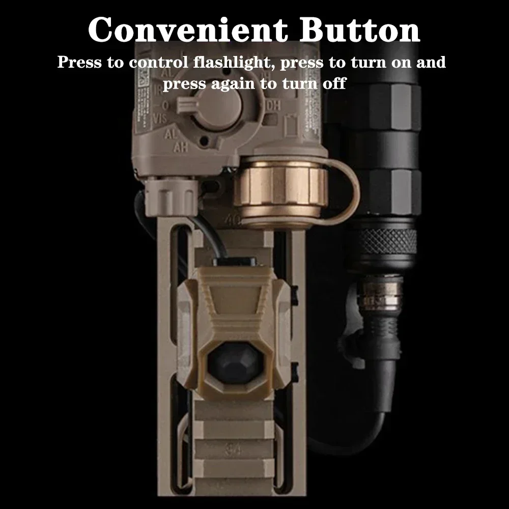 AXON-grúa láser con interruptor de un solo cable para conector PEQ de accesorios de caza láser de lengüeta - imagen 4