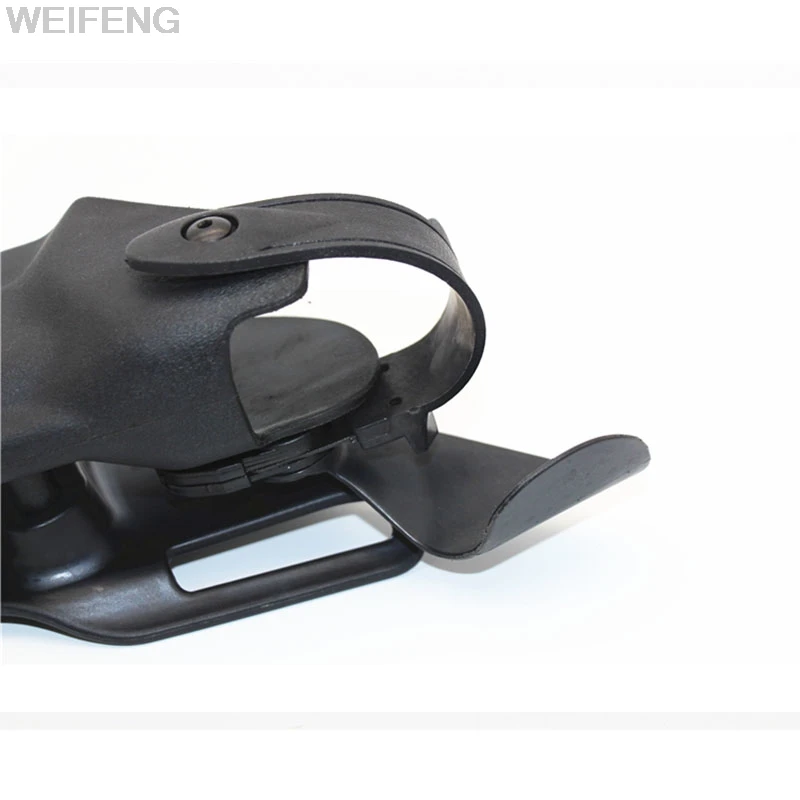 Funda de pistola con cinturón táctico, adaptador de bloqueo de hebilla de arco de seguridad, funda de cintura para pistola, accesorios de botón para GL17 M9 SIG P226 - imagen 5