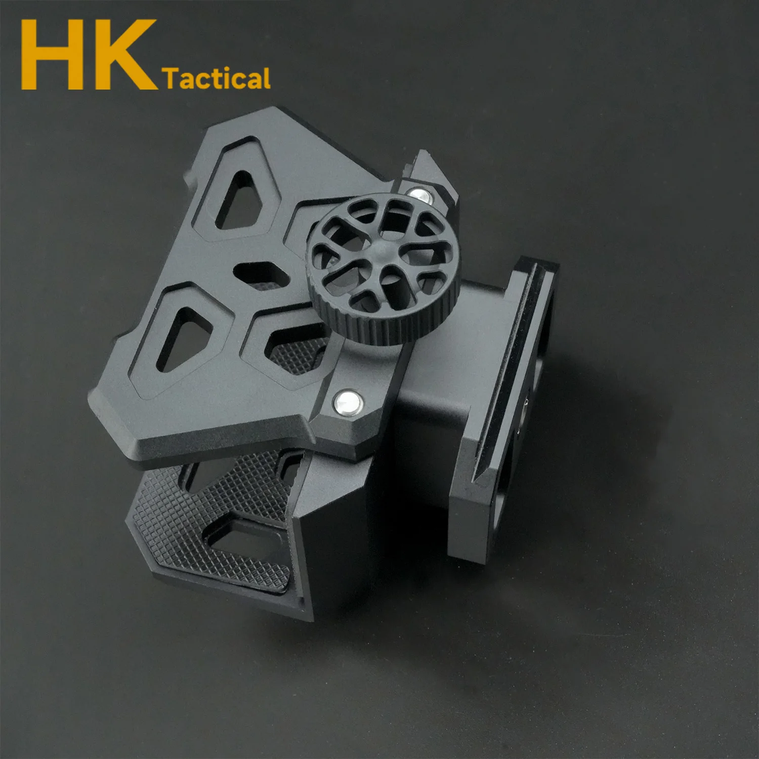 Cabezal de trípode de aleación de aluminio CNC, abrazadera táctica, soporte para trípode, diseños ajustables, abrazadera para pistola para caza y tiro al aire libre - imagen 4