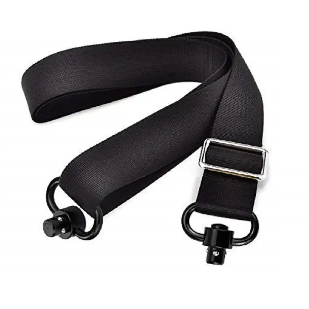 Correa táctica para pistola, hebilla giratoria, anillo en forma de corazón, bola de acero de liberación rápida, Rifle Airsoft ajustable Qd Ak negro - imagen 5