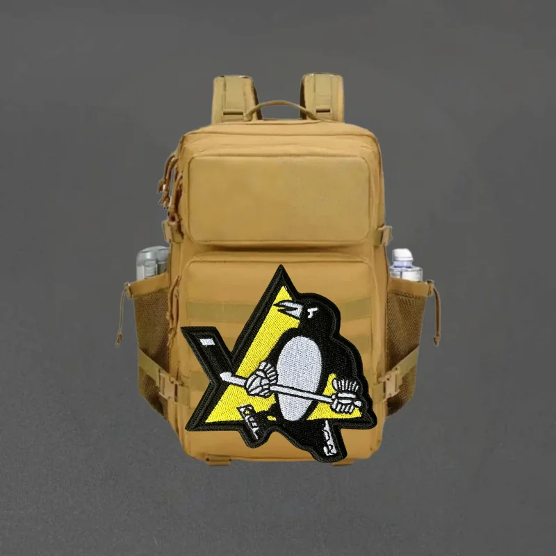 Parche bordado de pingüino de ingeniero, chaleco táctico, sombreros con gancho y bucle, insignia de moral, pegatinas para mochila, parches para brazalete para ropa