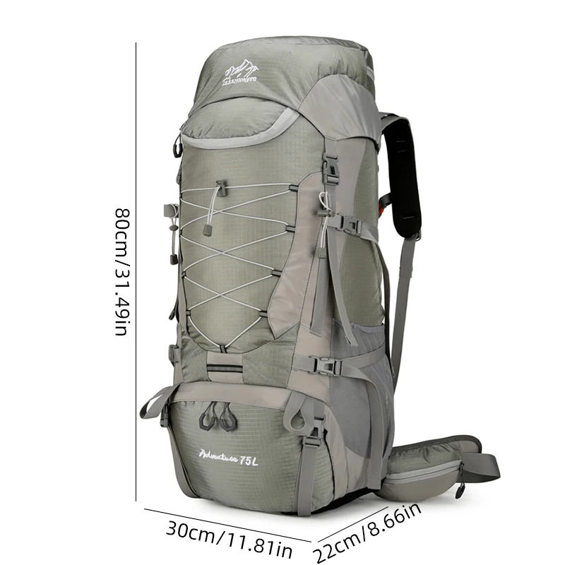 Mochila de Montañismo al aire libre con cubierta para la lluvia, viaje, Camping, senderismo, escalada, zapatos, mochila de hidratación de bolsillo - imagen 2