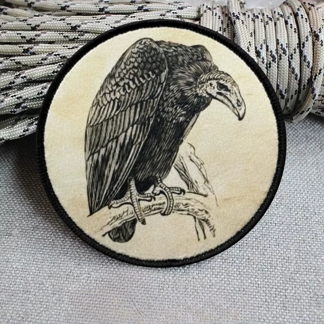 Parche táctico Vulture velcro – Insignia militar para mochila - imagen 2