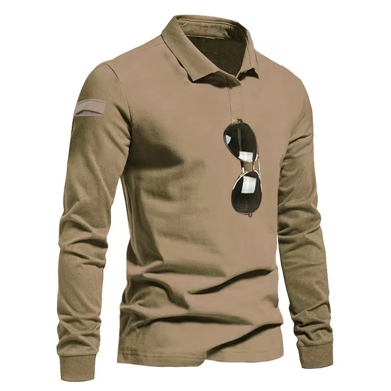 Camisa de solapa militar Softair para hombre, jersey táctico de manga larga de carga de combate militar, transpirable, sudadera para senderismo, Camping y escalada - imagen 2