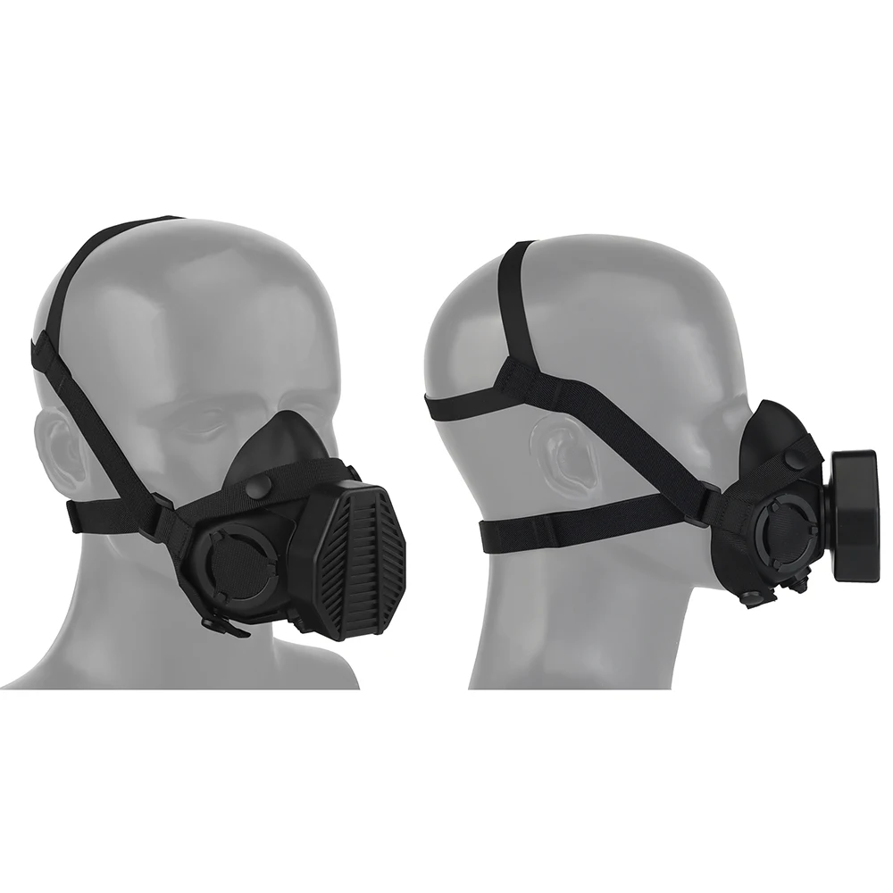 Nuevas máscaras antipolvo con filtro HEPA reemplazable táctico para deportes al aire libre, máscara especial con máscara respiradora de comunicación con micrófono - imagen 4